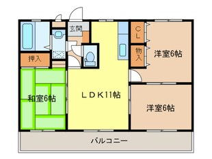 ホワイトヴィラの物件間取画像